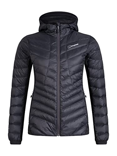 Berghaus Damska kurtka puchowa Tephra Stretch Reflect z kapturem Szary Pinstripe/Jet Black 10 422287CU3