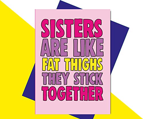 Kartka urodzinowa siostry zabawna C615