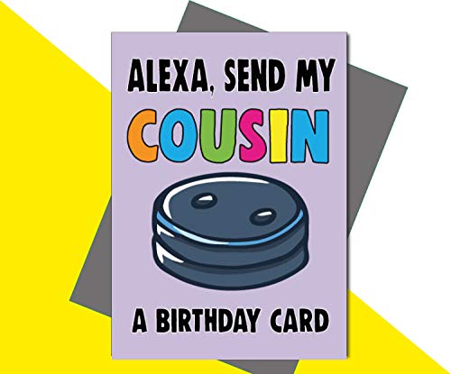 Kuzyn kartka urodzinowa zabawna Alexa C654