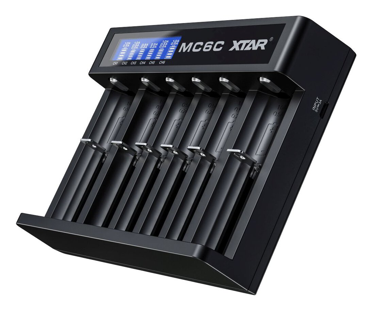 Ładowarka XTAR MC6C 18650/32650 Li-ION/