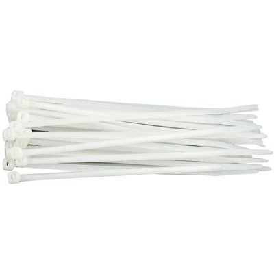 Vorel Opaska plastikowa 360x48 mm biała 100szt 73886