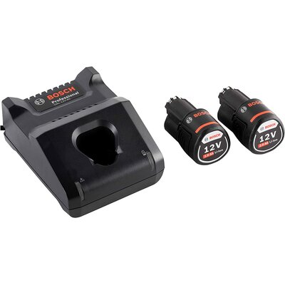 Bosch 2 akumulatory GBA 12V 2.0Ah + GAL 12V-40 1600A019R8
