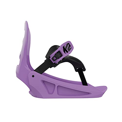K2 Snowboarding Dziewczęce wiązanie snowboardowe Lil Kat — Purple — 11F1017, XS (EU: 29-33,5 / UK: 10c-13c / Mondo: 130-195)