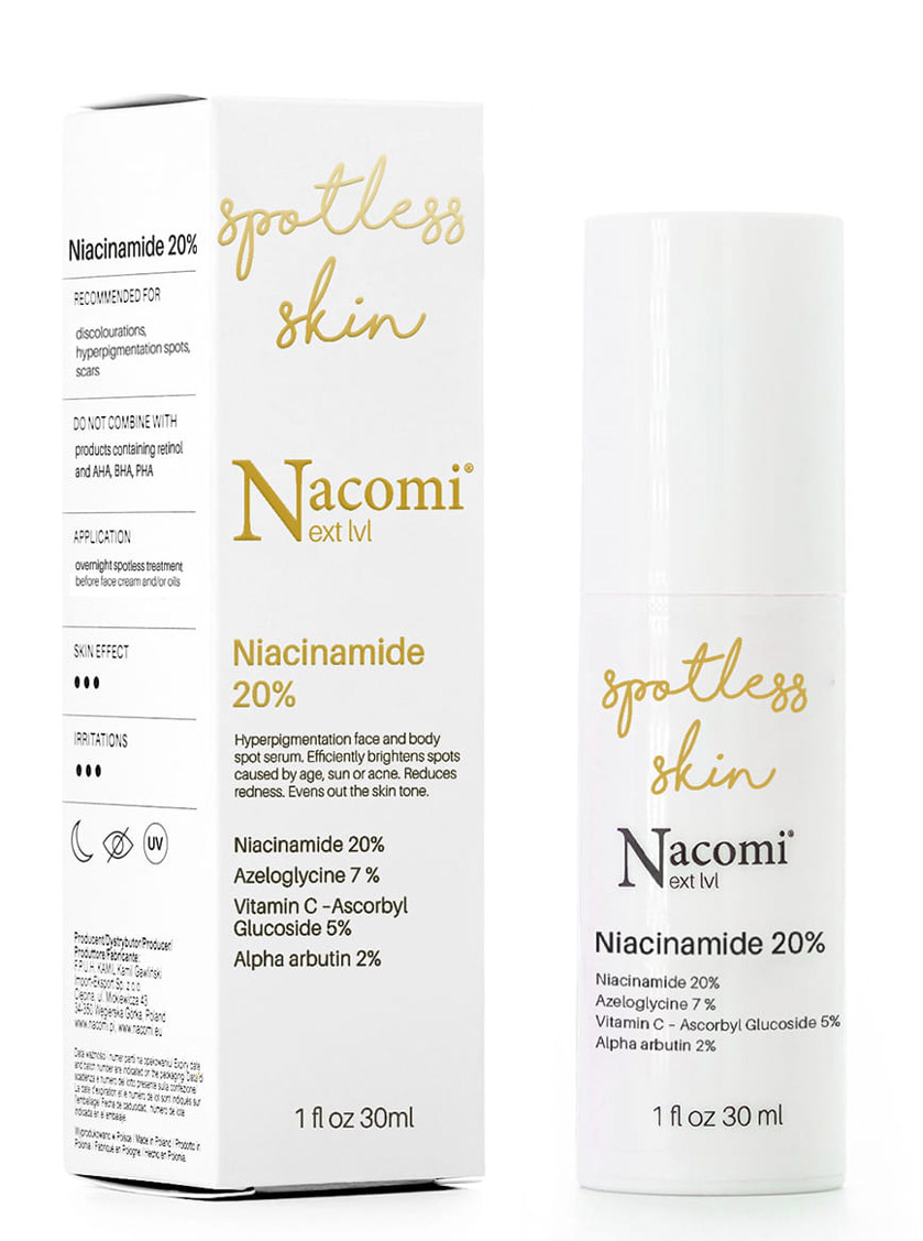 NACOMI Next Level Niacynamidy 20% punktowe serum do twarzy redukujące przebarwienia 30ml