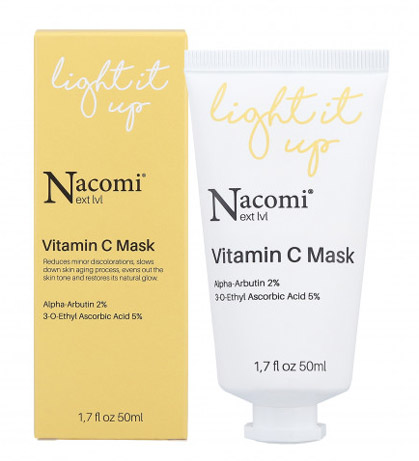 Nacomi Next Level Vitamin C Mask rozjaśniająca maska z witaminą C 50ml 101130-uniw
