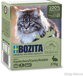 BOZITA Kawałki w galaretce z królikiem 370g