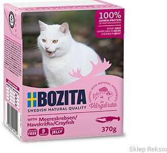 BOZITA Kawałki w galaretce z rakami 370g