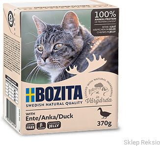 BOZITA Kawałki w galaretce z kaczką 370g