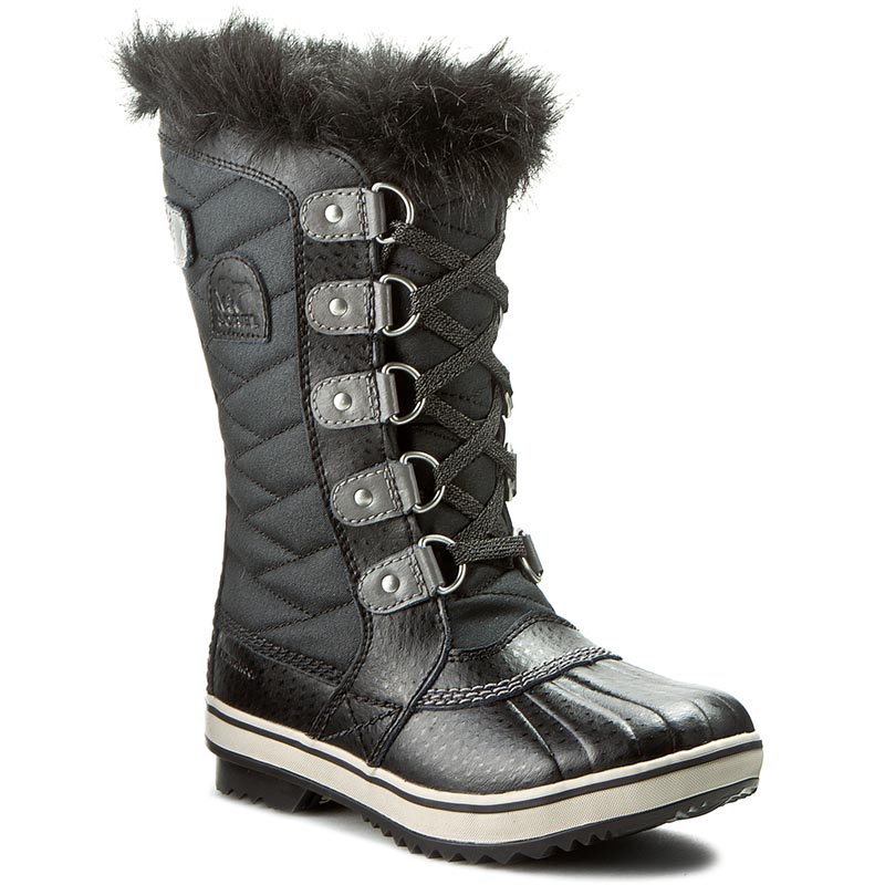 Sorel Śniegowce Youth Tofino II NY2419 Black/Quarry 010