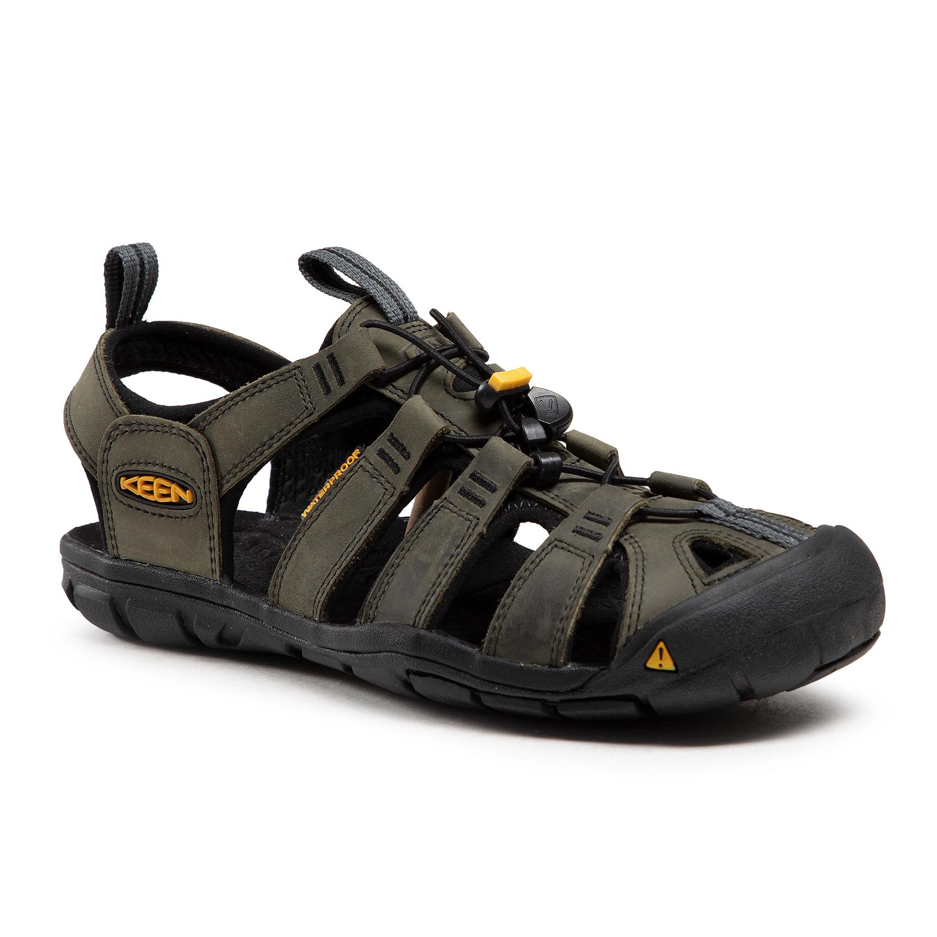 Keen Sandały Clearwater Cnx Leather 1013107 Magnet/Black