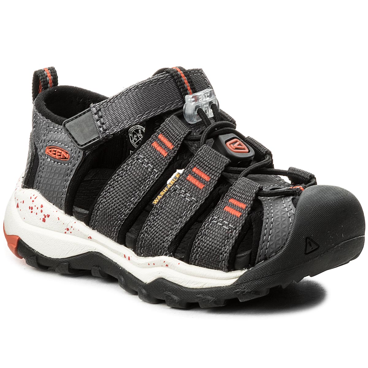 Keen Sandały Newport Neo H2 1018434 Magnet/Spicy Orange