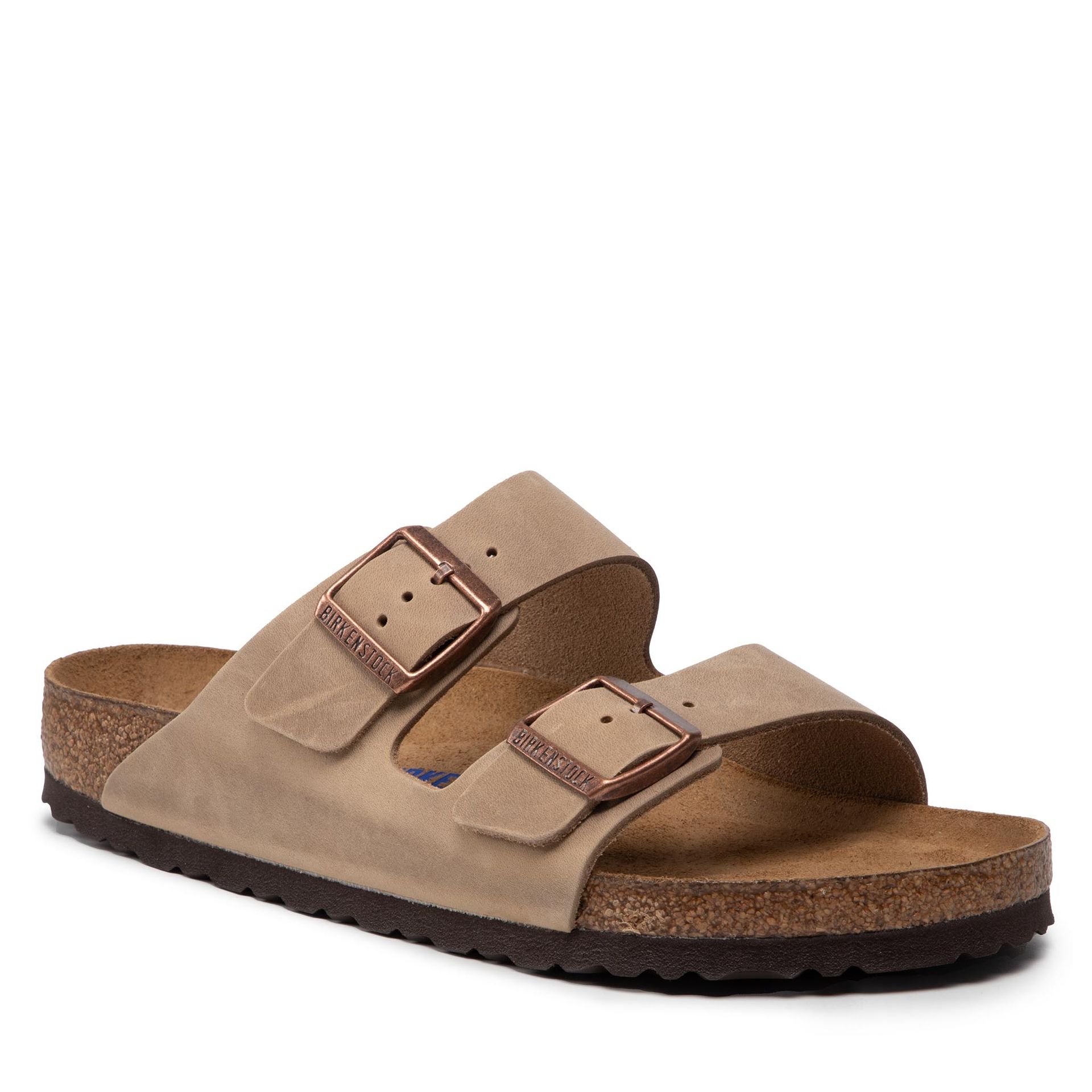 Birkenstock Klapki Arizona Bs Narrow Fit 0552811 Tabacco Brown