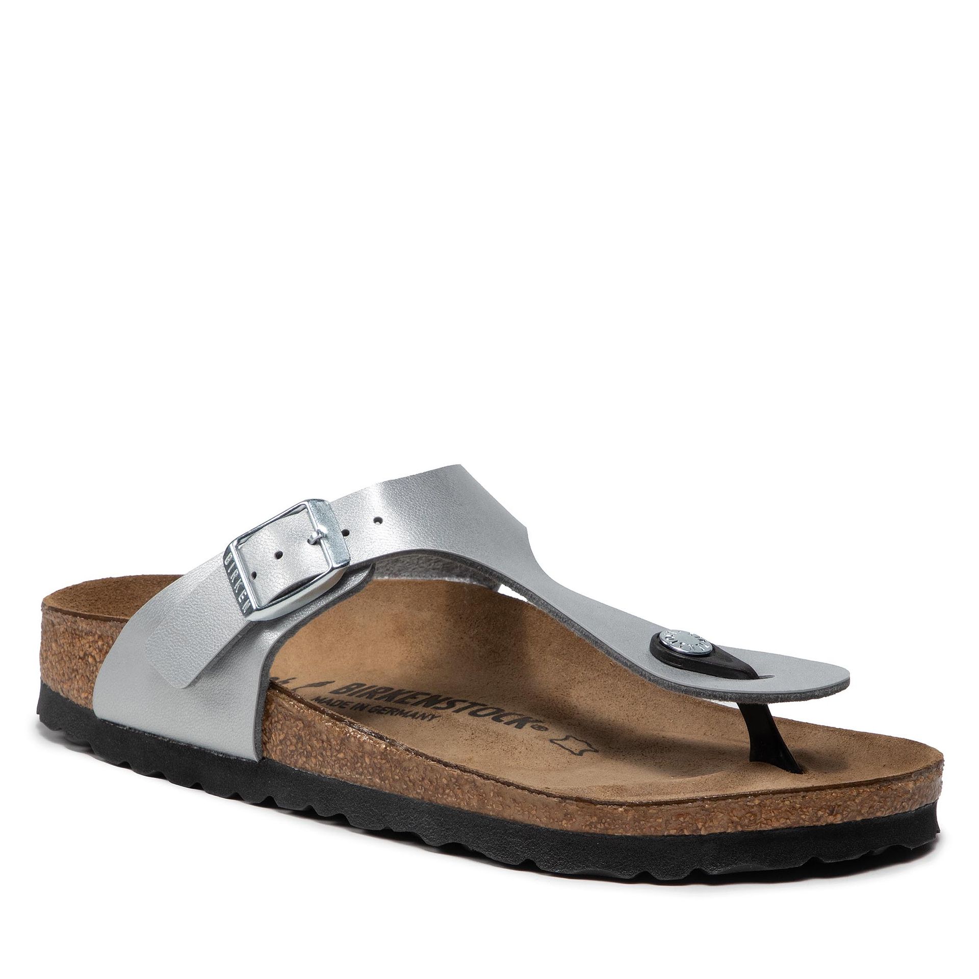 Birkenstock Japonki Gizeh Bs 0043853 Silver