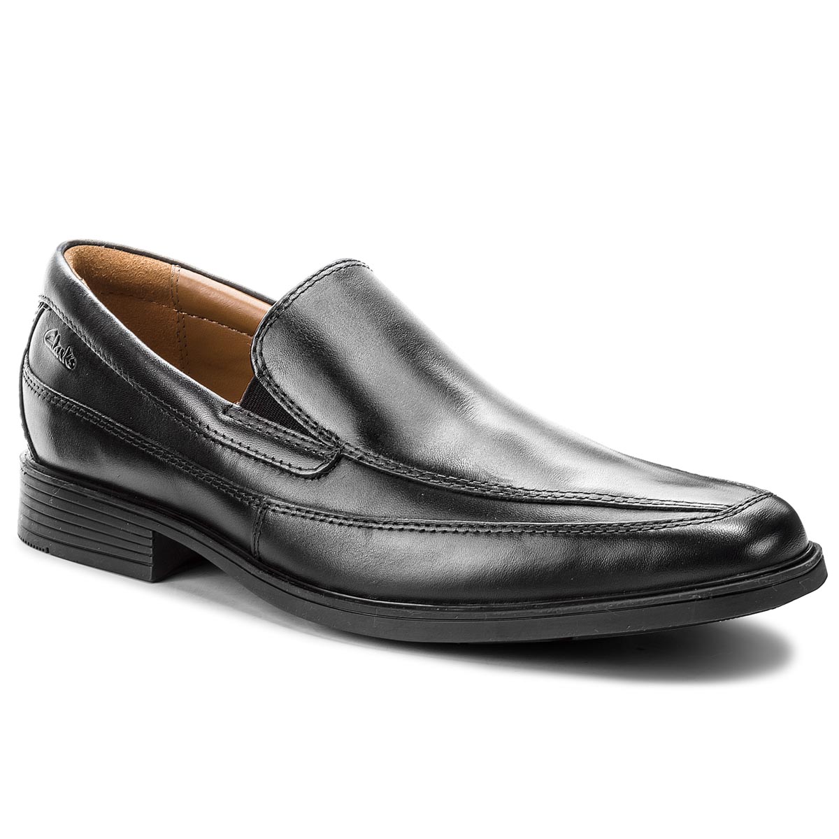 Clarks Półbuty Tilden Free 261103127 Black Leather