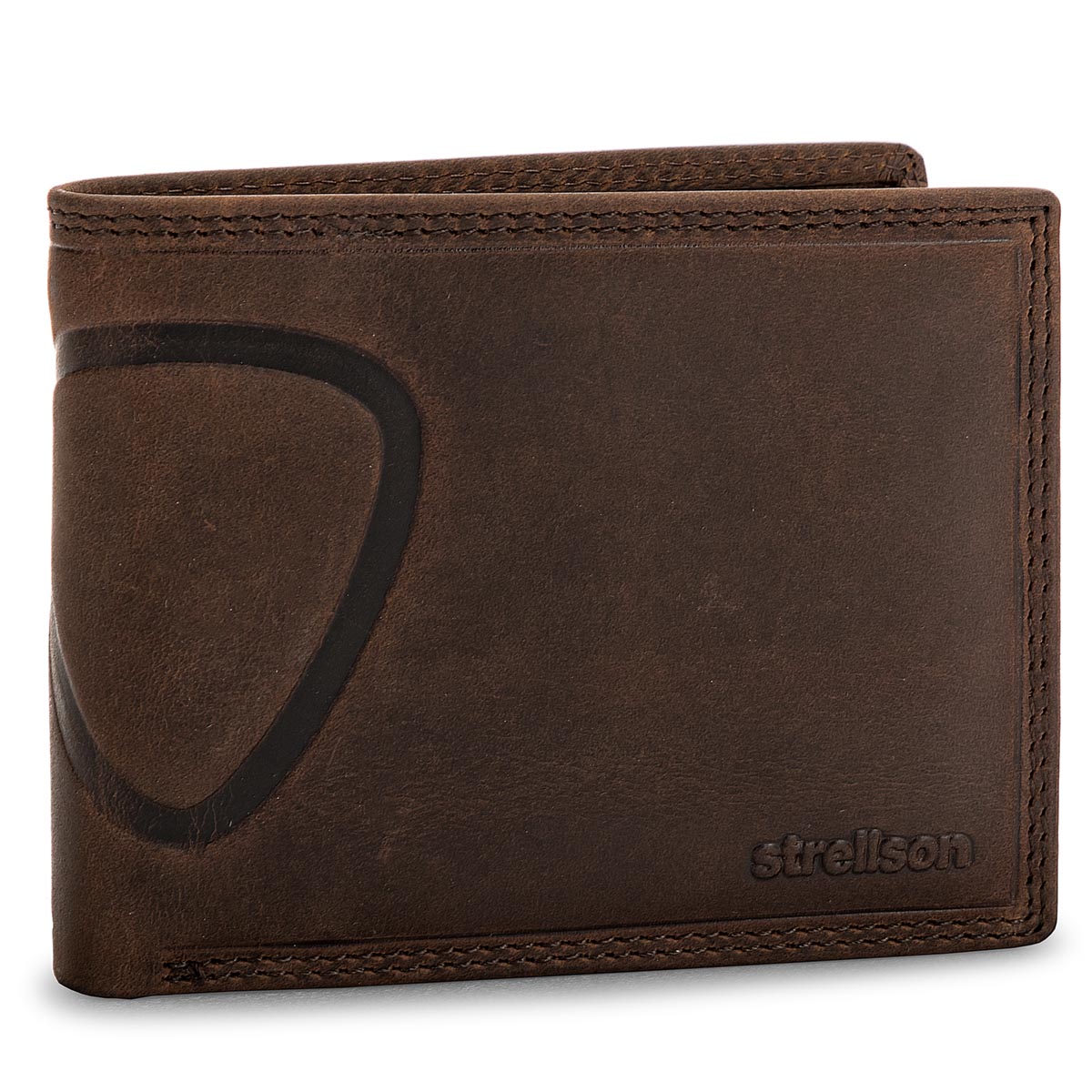 Strellson Duży Portfel Męski Baker Street 4010000048 Dark Brown 702