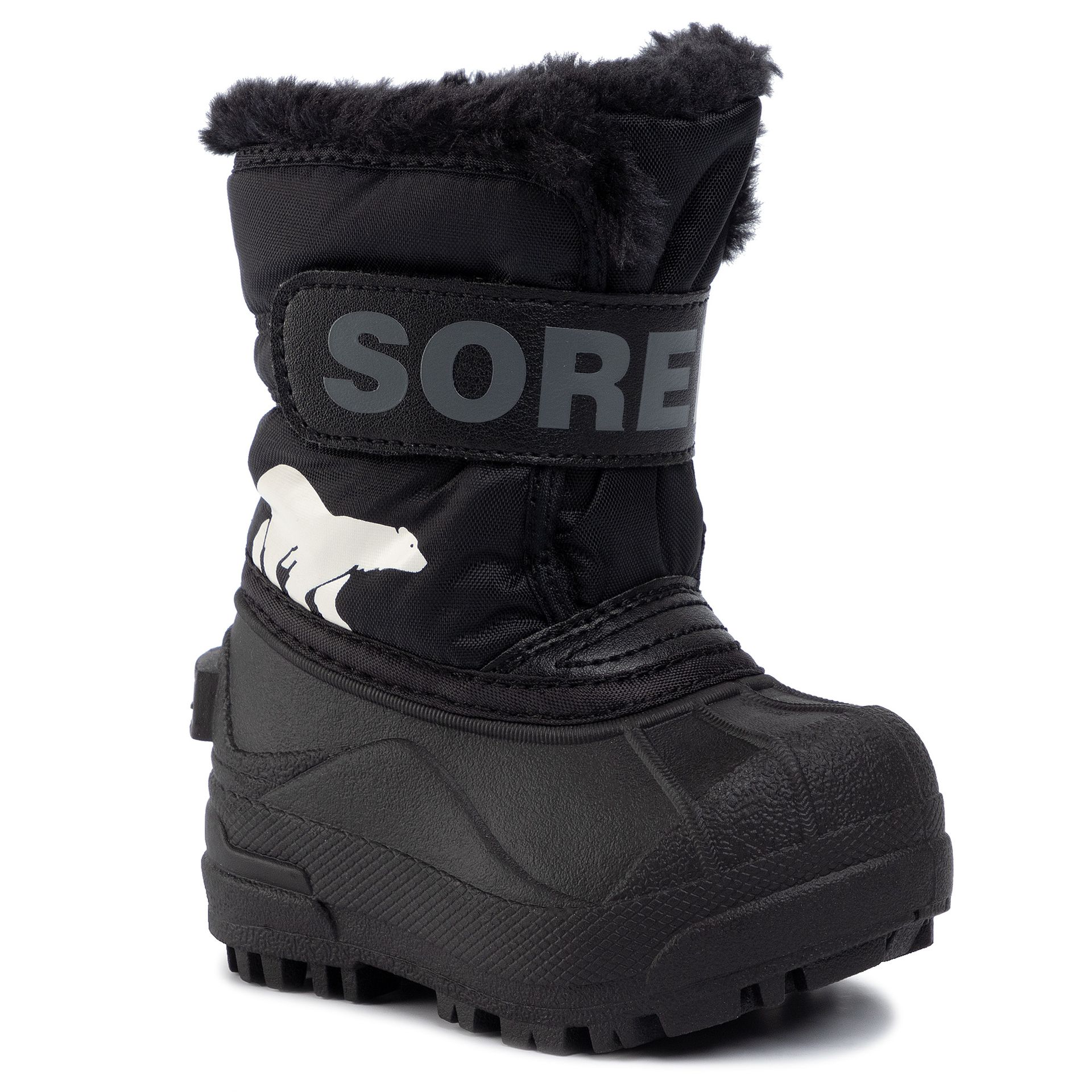 Sorel Śniegowce Toddler Snow Commander NV1960 Black/Charcoal 010