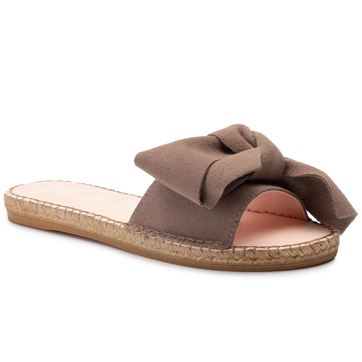 Espadryle MANEBI - Sandals With Bow K 1.9 J0 Taupe Suede