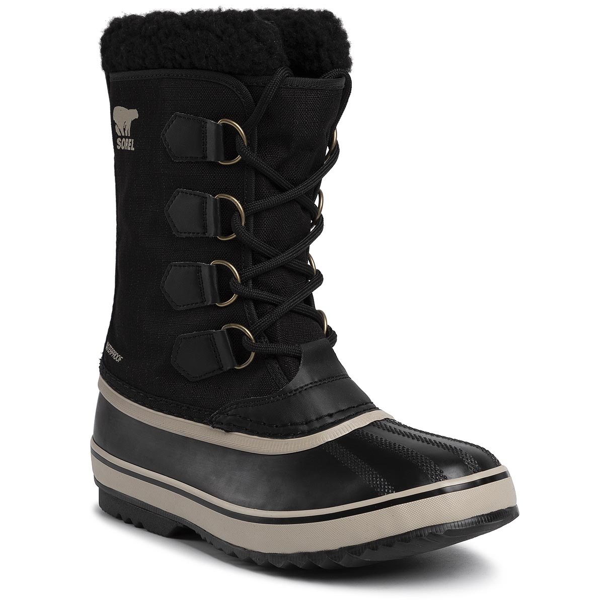 Sorel Śniegowce 1964 Pac Nylon NM3487 Black/Ancient Fossil 011