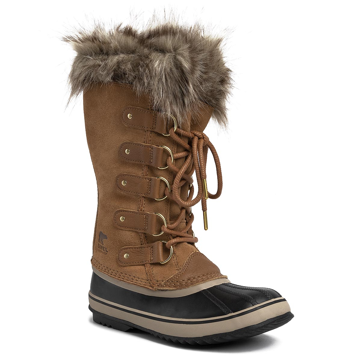 Sorel Śniegowce Joan Of Arctic NL3481 Camel Brown/Black 224