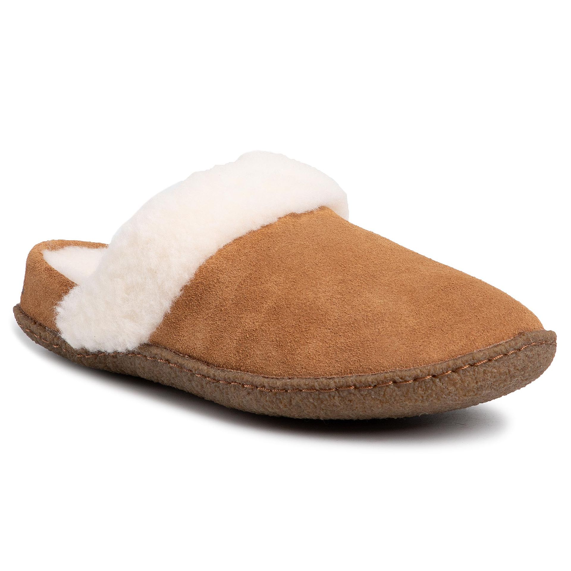 Sorel Kapcie Nakiska Slide II NL3655 Camel Brown/Natural 224