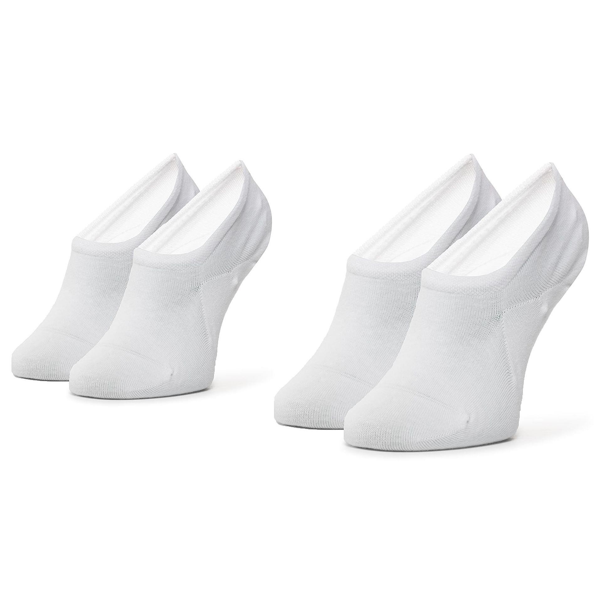 Tommy Hilfiger Zestaw 2 par niskich skarpet męskich 382024001 White 300