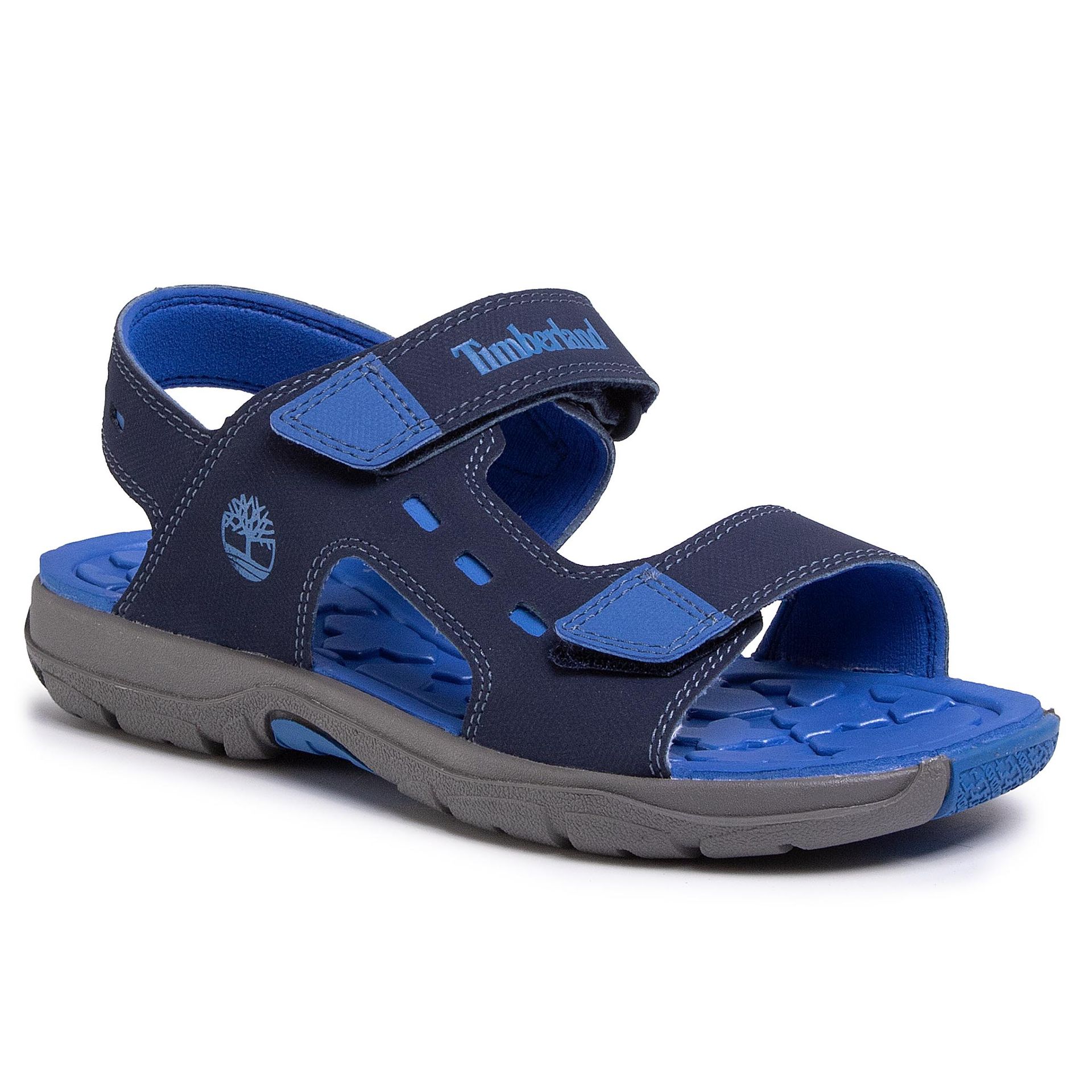 Timberland Sandały Moss Jump 2 Strap Sandal TB0A1YNS0191 Navy Nubuuck