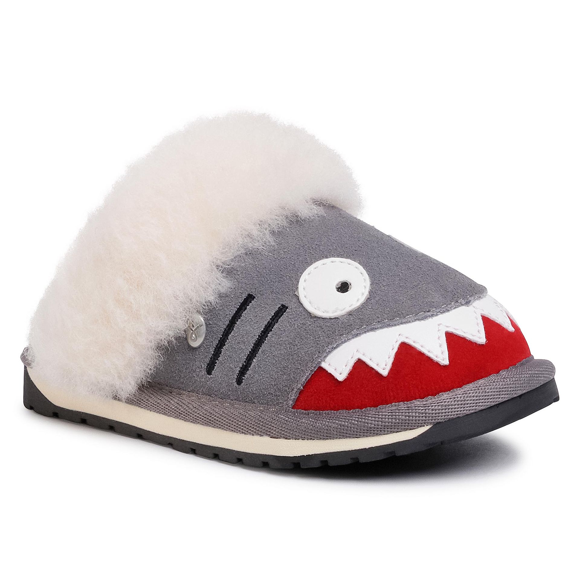 Emu Kapcie AUSTRALIA - Shark Slipper K12436 Putty/Mastic