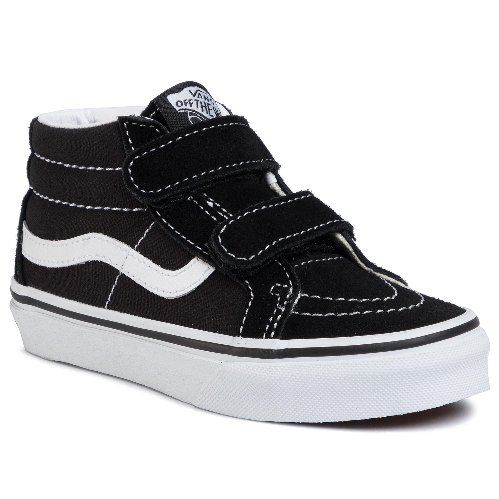 Vans Sneakersy Sk8-Mid Reissue V VN00018T6BT1 Black/True White