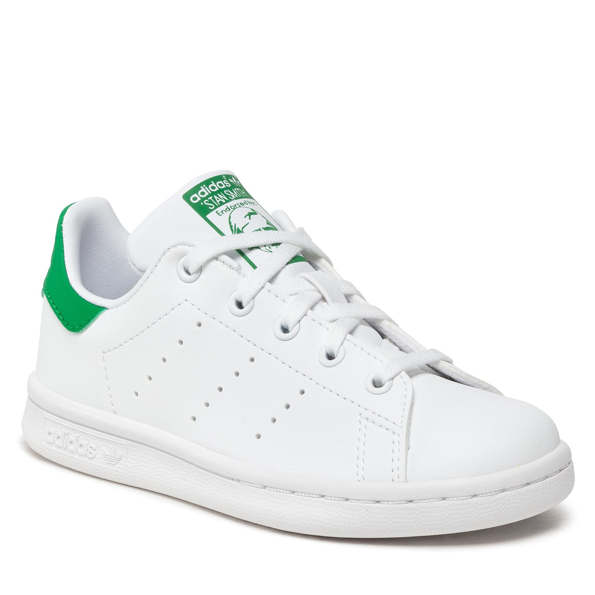 Adidas Buty Stan Smith C FX7524 Ftwwht/Ftwwht/Green