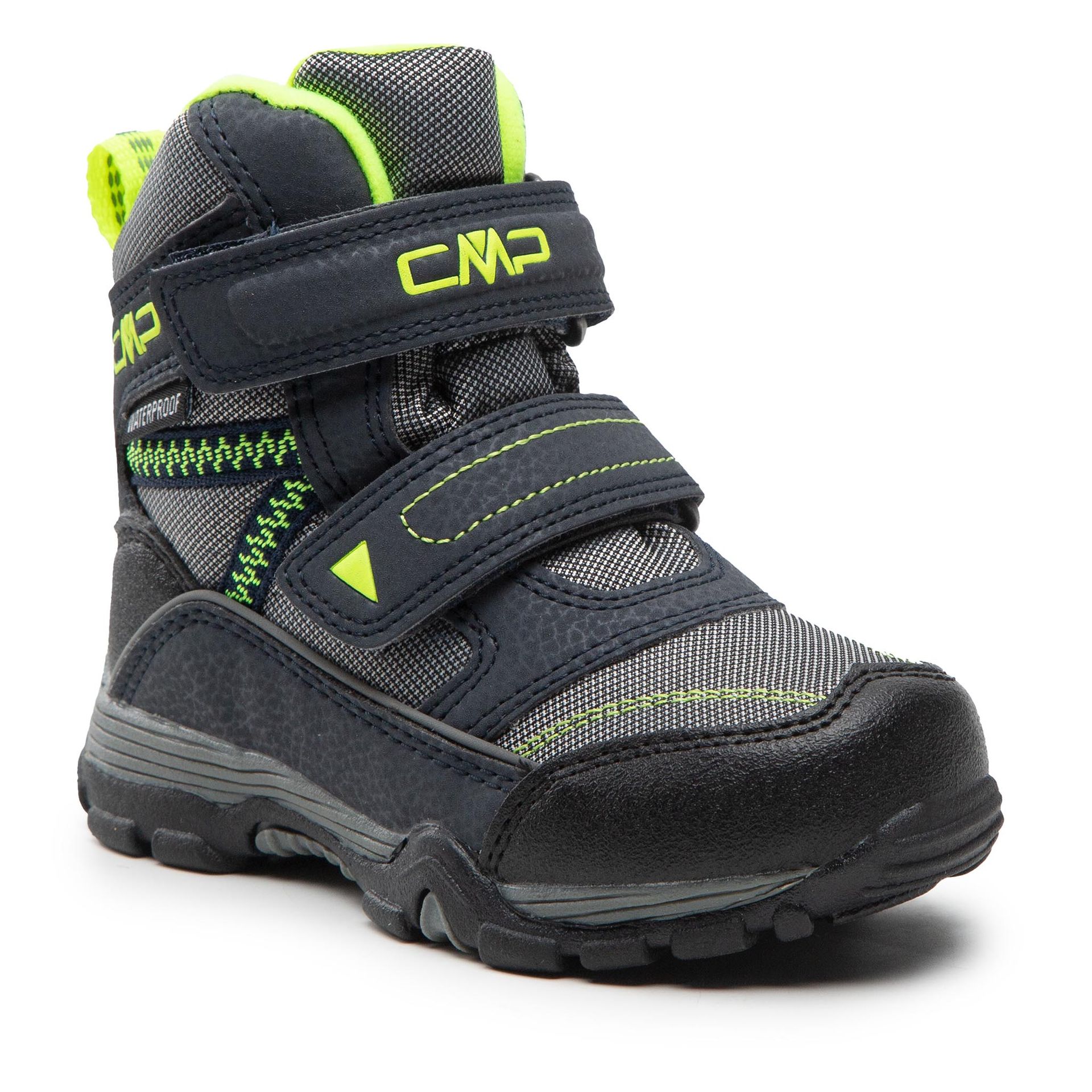 CMP Śniegowce Kids Pyry Snow Boot Wp 38Q4514 Antracite/Ghiaccio 20UF