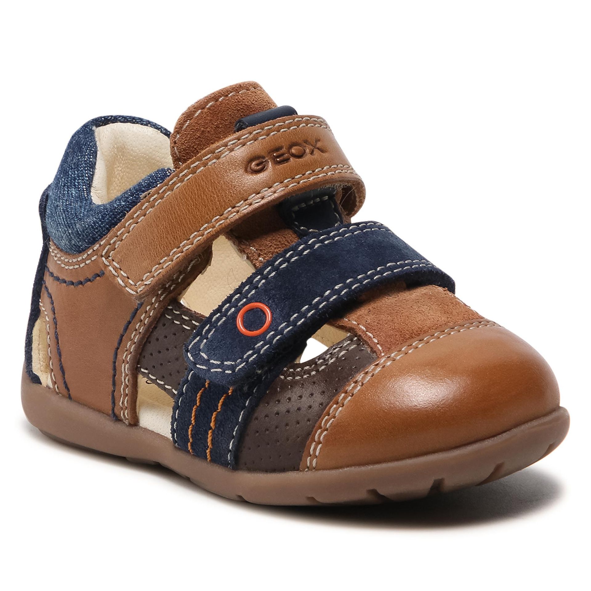 Geox Sandały B Kaytan B. A B1550A 0CL22 C5GF4 Caramel/Navy