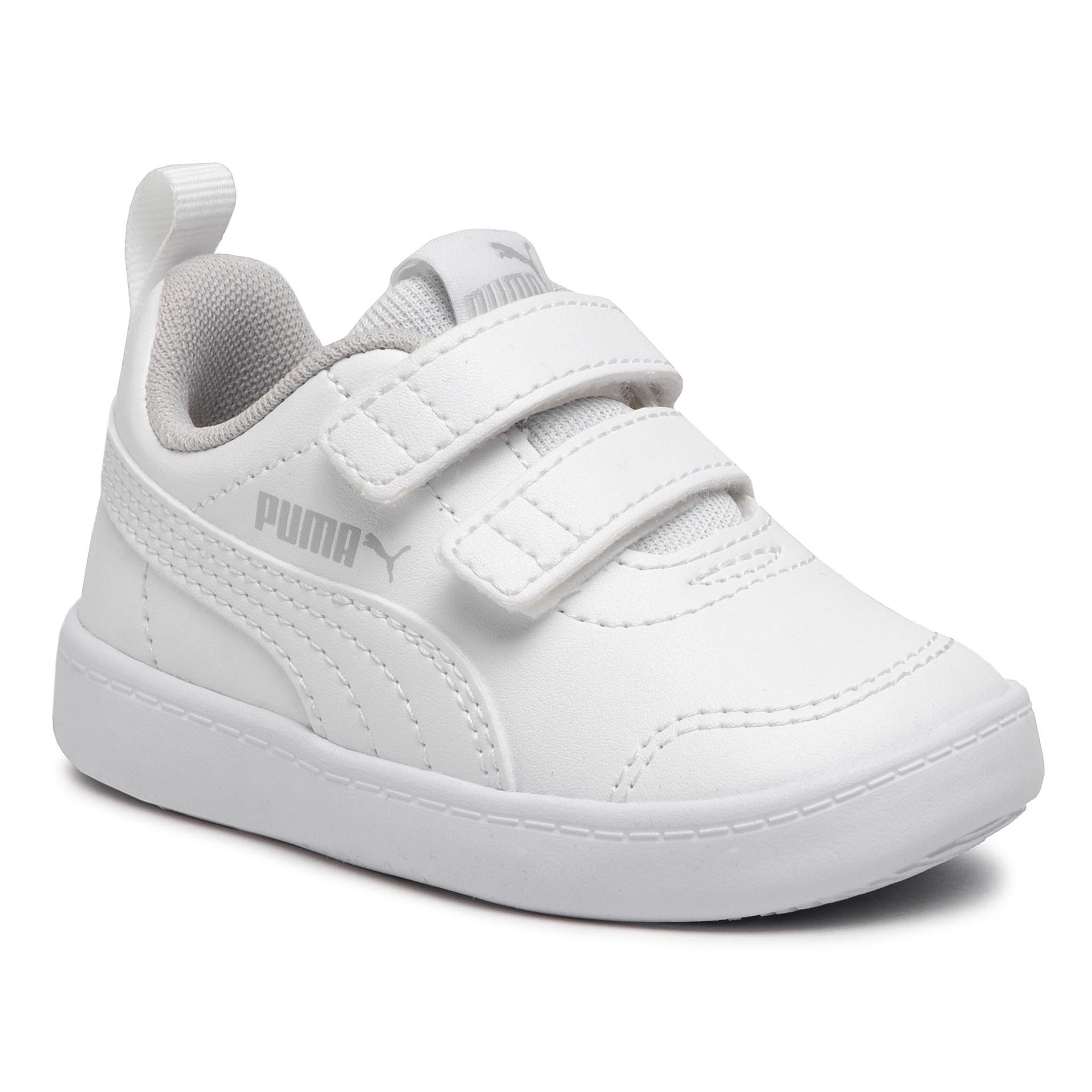 Sneakersy damskie - Puma Sneakersy Courtflex V2 V Inf 371544 04 White/Gray Violet - grafika 1