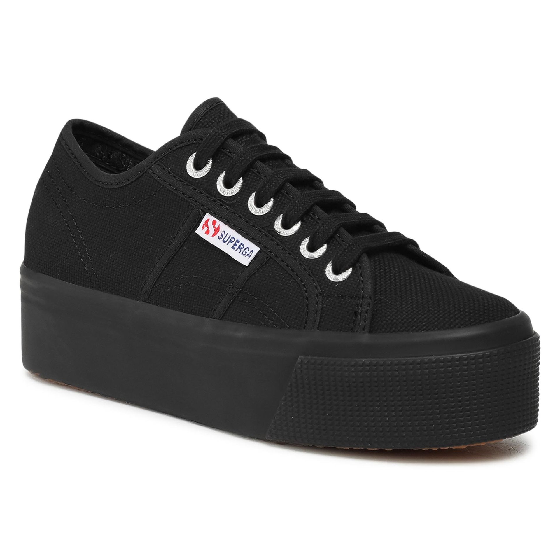Superga Tenisówki 2790 Cotw Linea Up And Down S9111LW Full Black 996