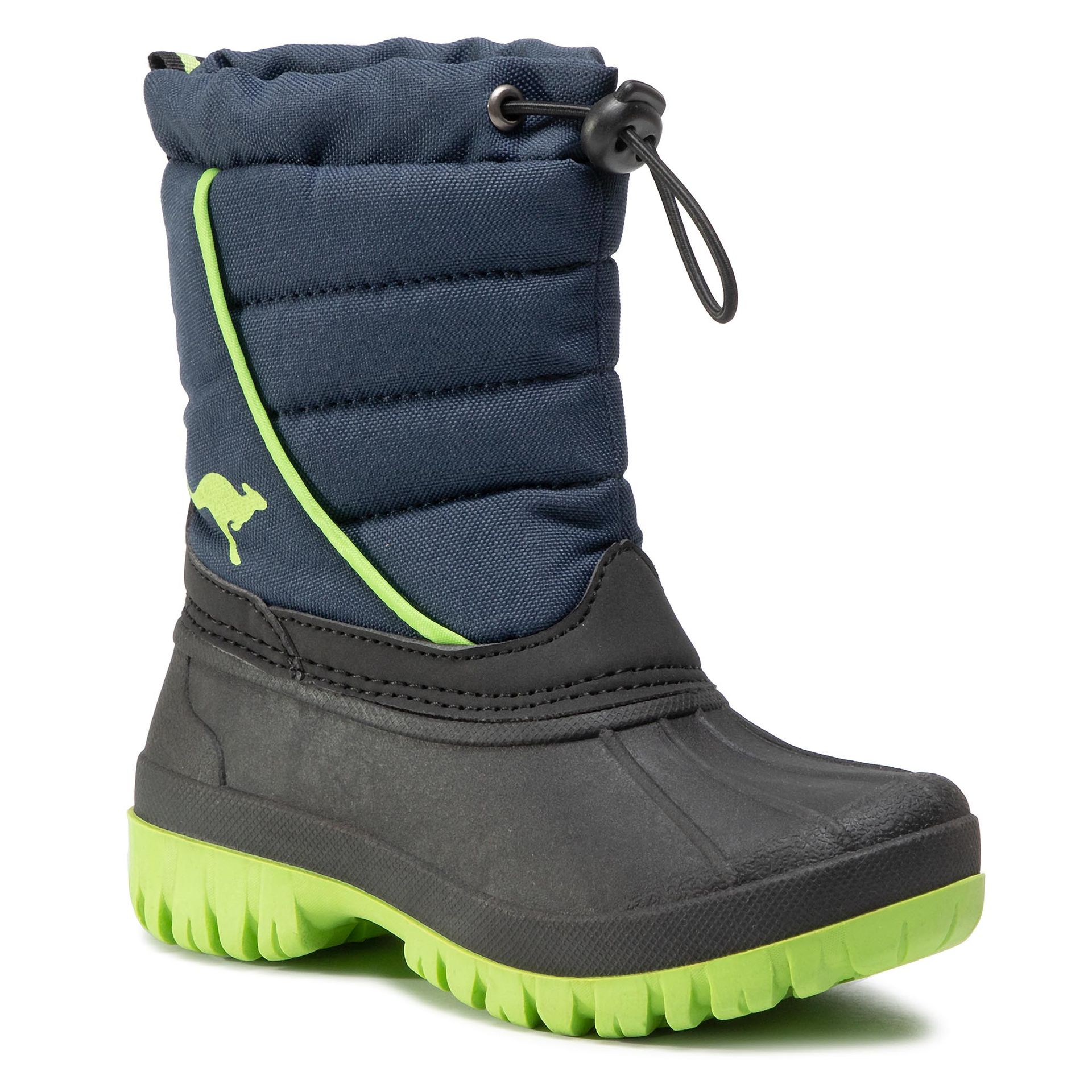 Śniegowce KangaRoos K-Ben 18672 000 4054 M Dk Navy/Lime