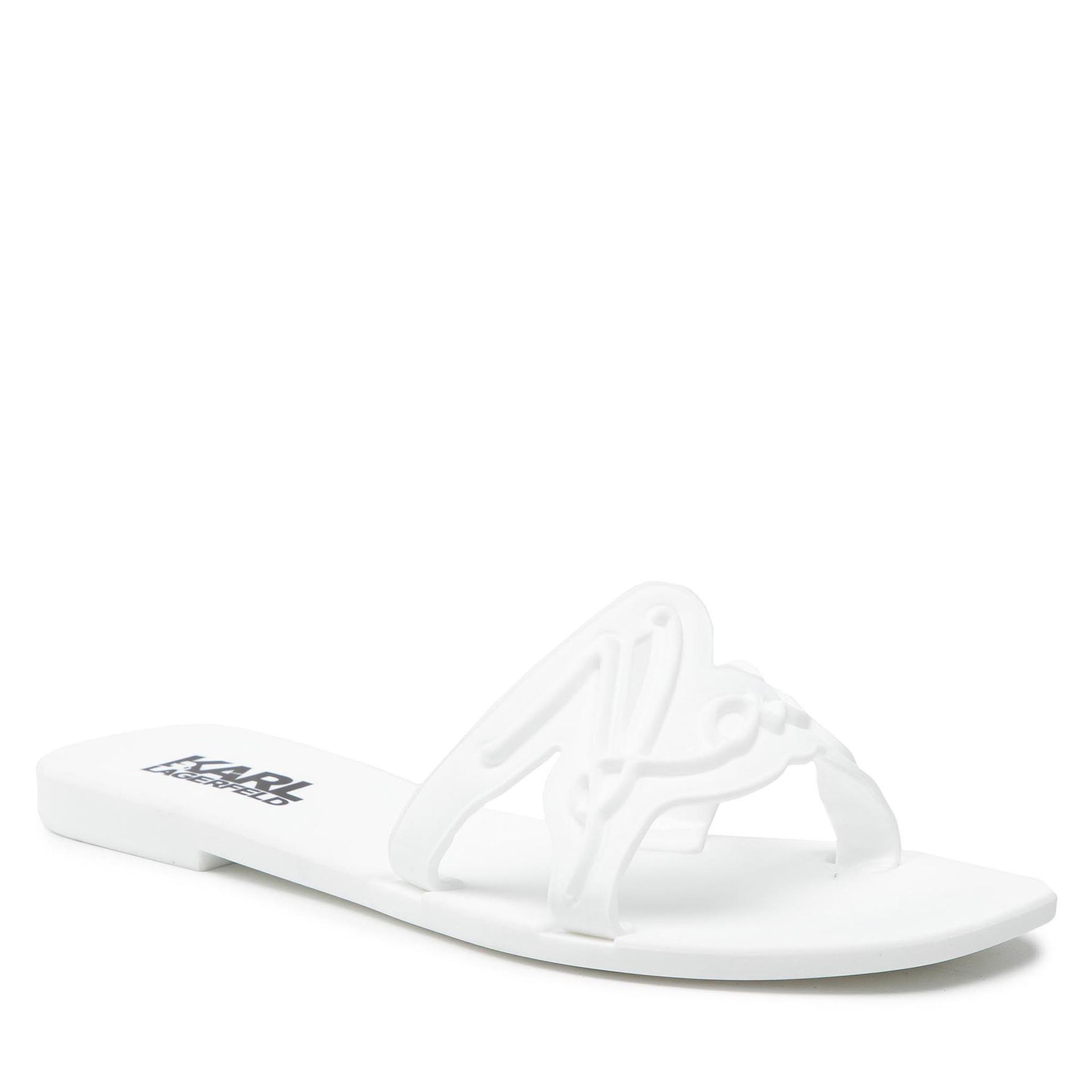 Lagerfeld Klapki KARL KL80008 White Rubber