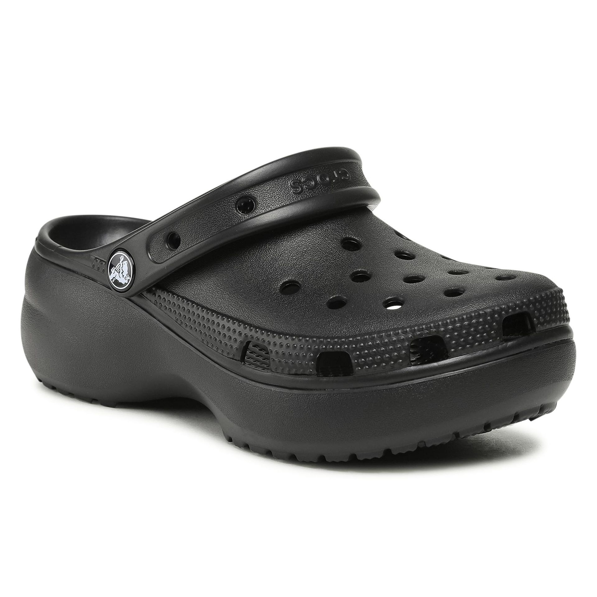 Crocs Klapki Classic Platform Clog 206750 Black
