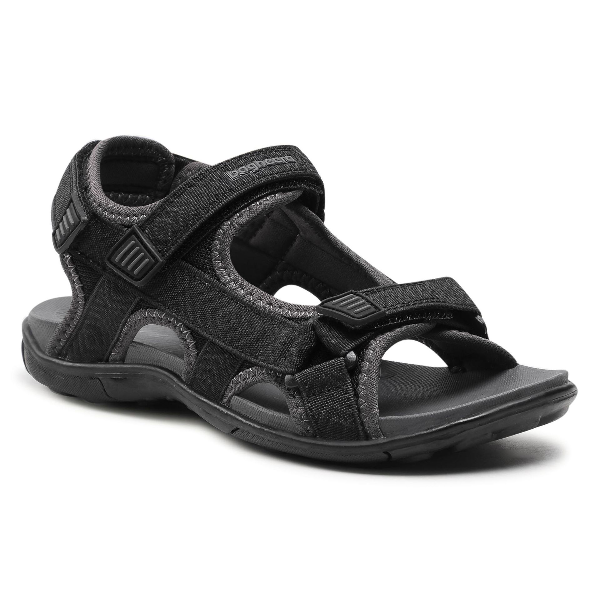 Sandały BAGHEERA - Onyx 86489-2 C0102 Black/Dark Grey