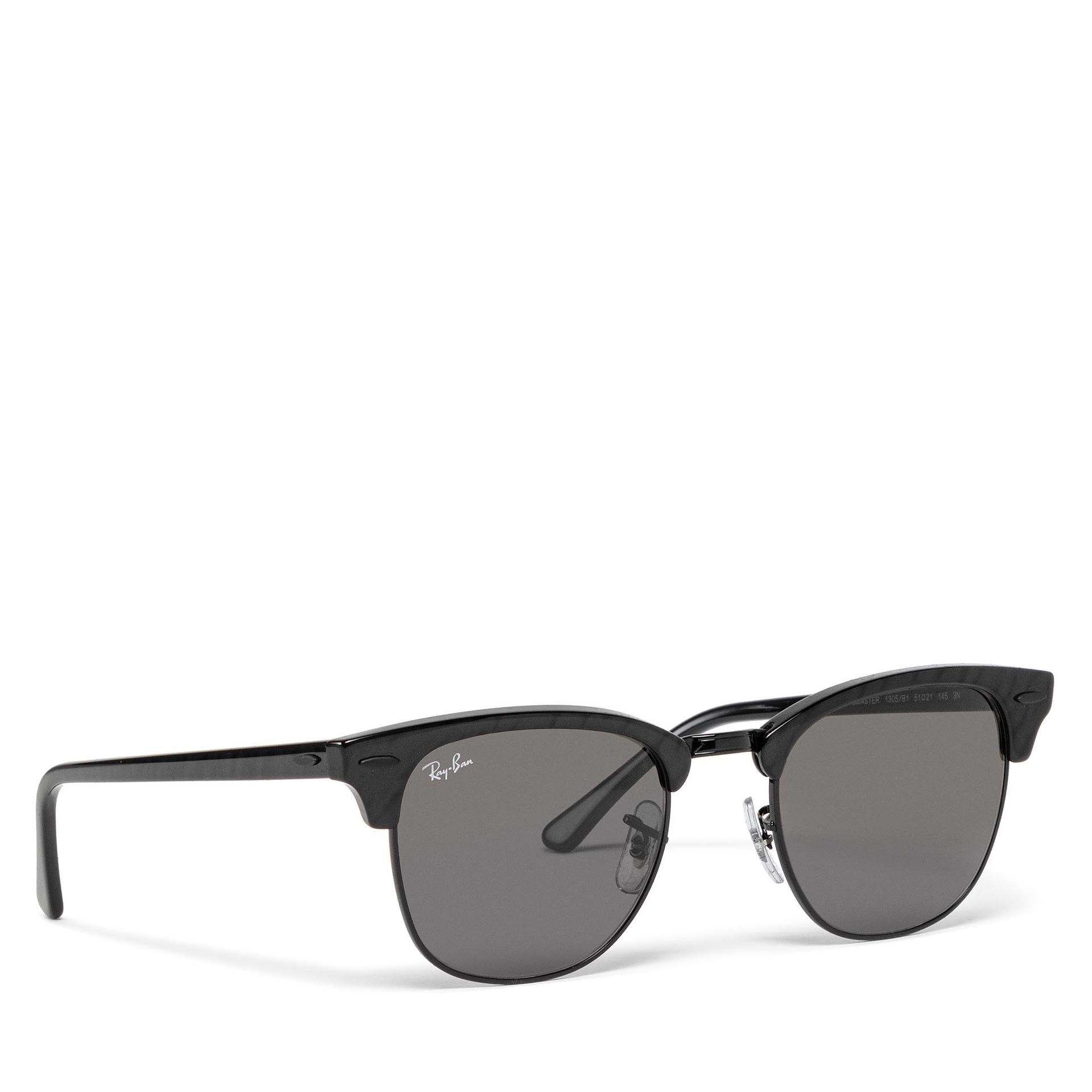 Clubmaster Okulary przeciwsłoneczne RAY-BAN - 0RB3016 1305B1 Black