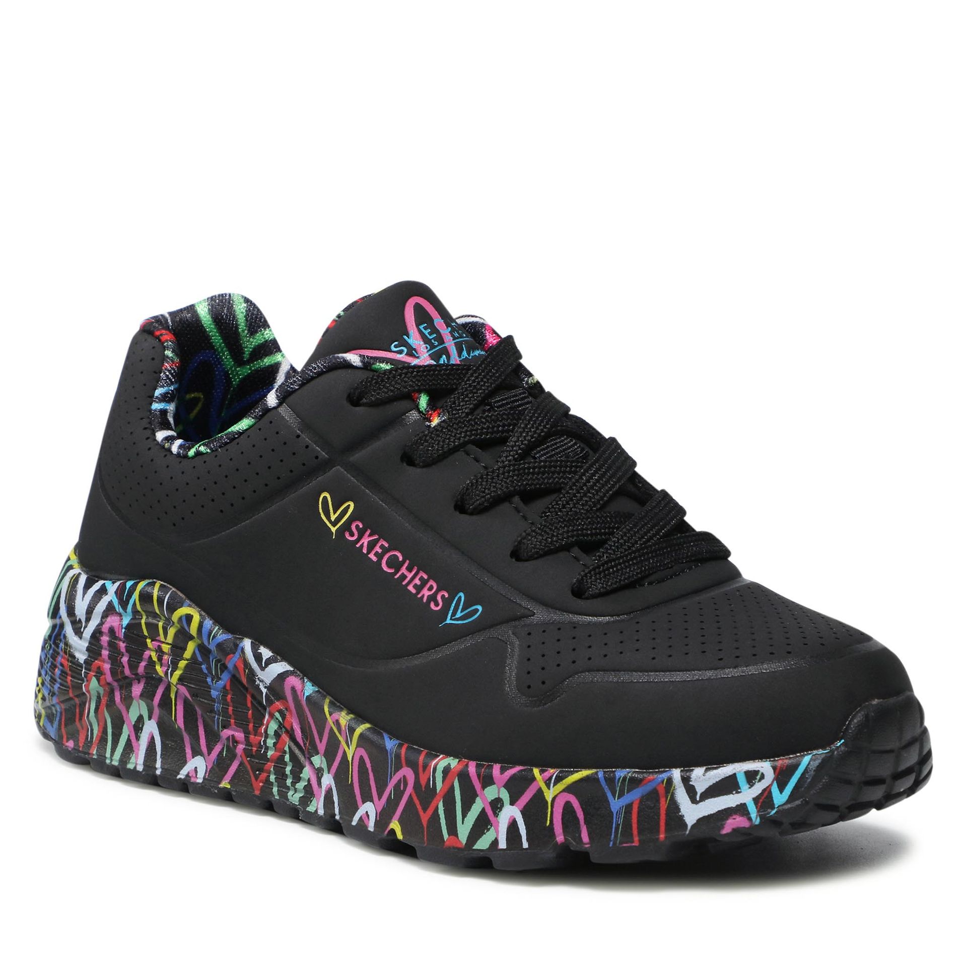 Sneakersy Skechers Lovely Luv 314976L/BKMT Black/Multi