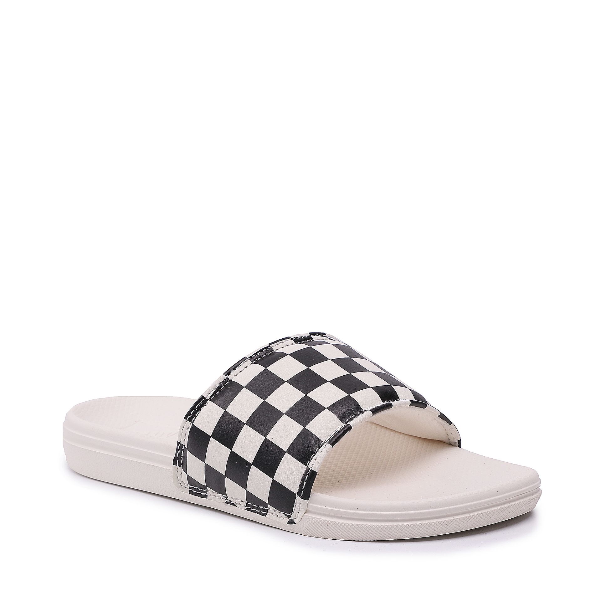 Vans Klapki La Costa Slide-On VN0A5HFER6R (Checkerboard) Black/Mars