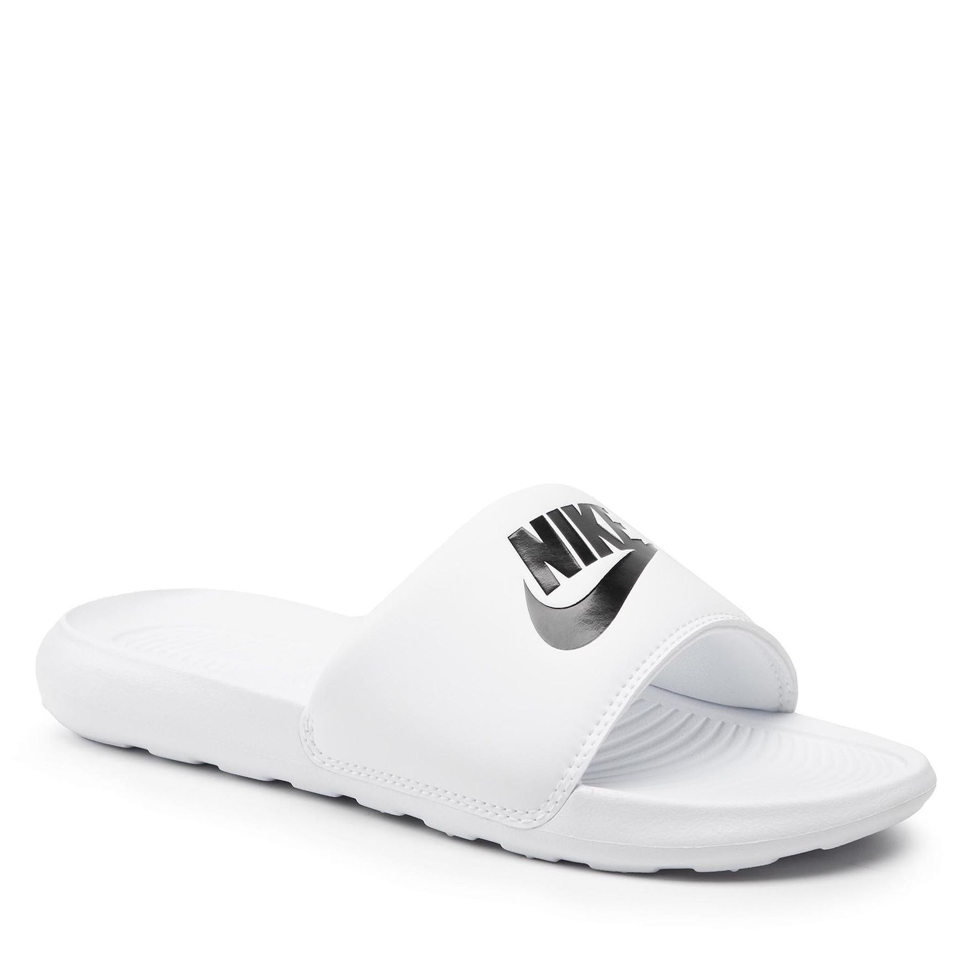 Nike Klapki Victori One Slide CN9675 100 White/Black/White