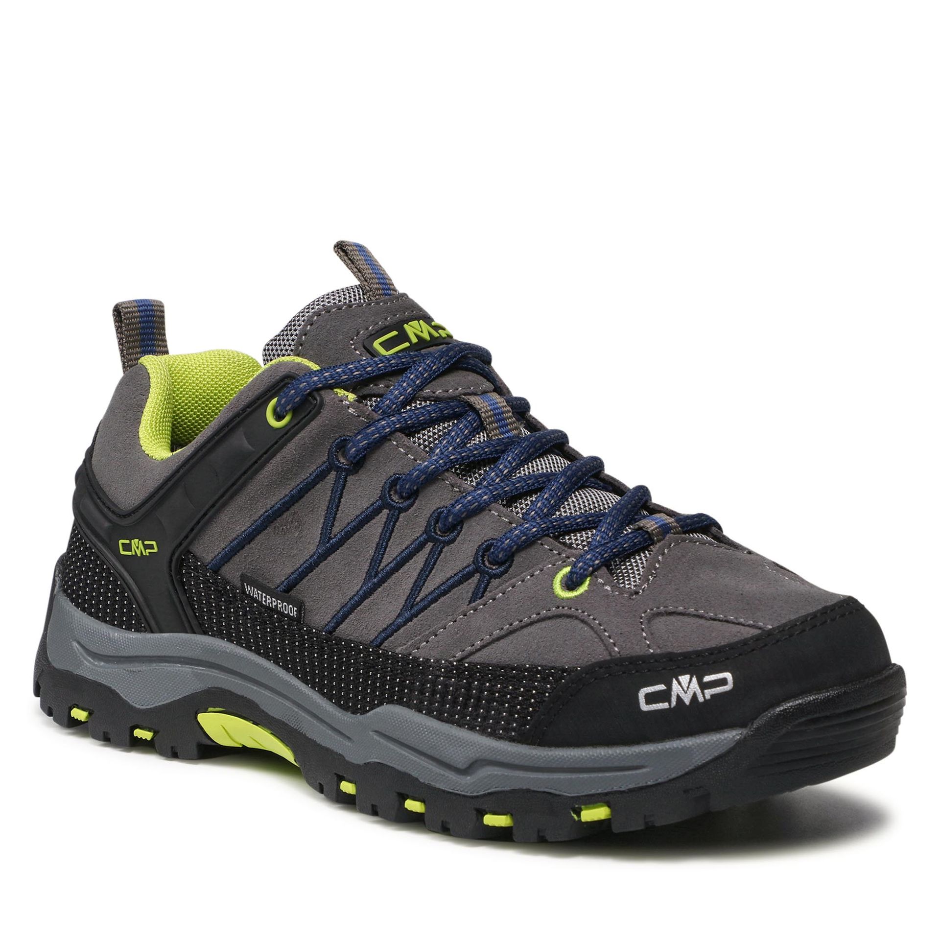 CMP Buty Kids Rigel Low Trekking Shoes Wp 3Q13244J Graffite/Marine