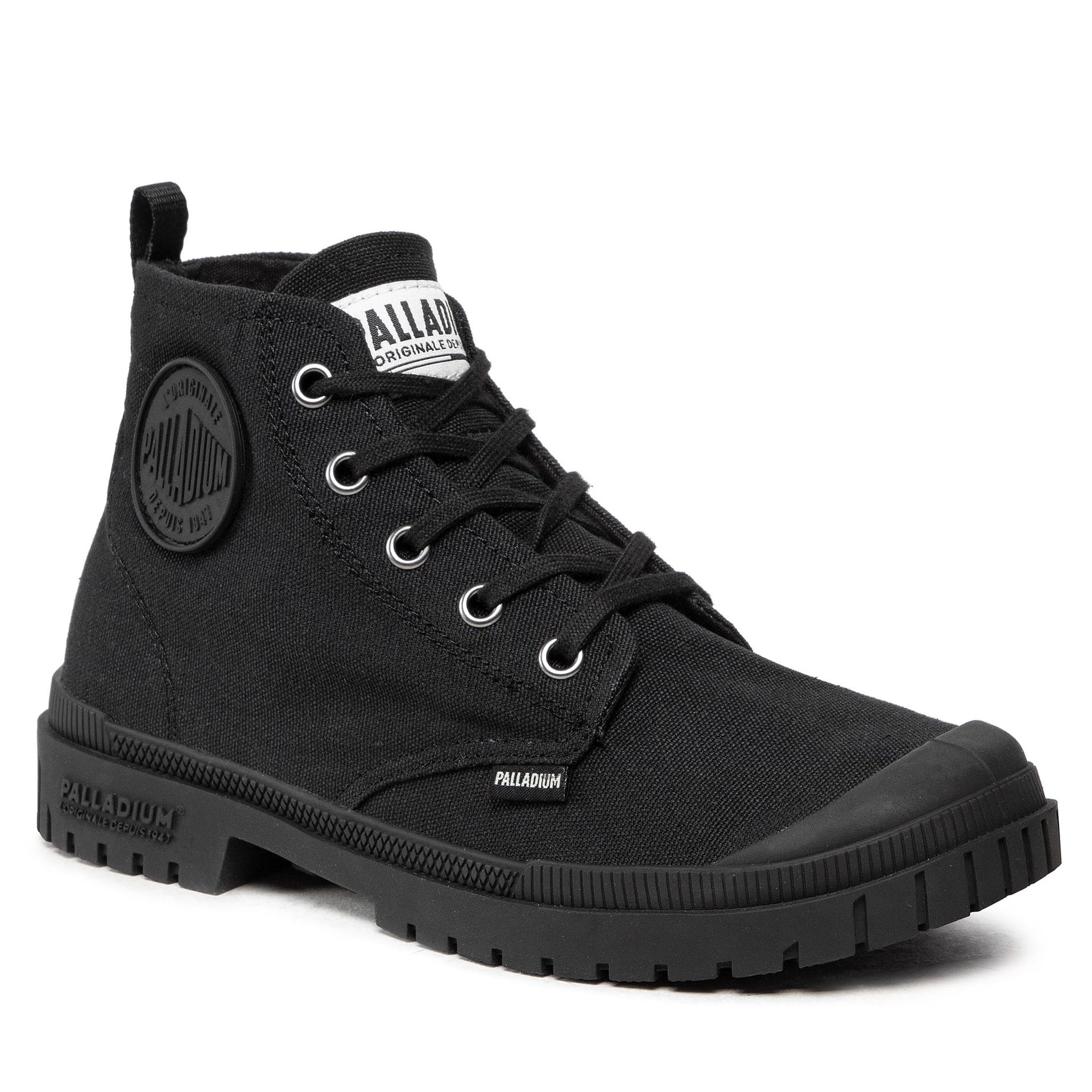 Palladium Trapery Pampa Sp20 Hi Cvs 76838-008-M Black/Black 1