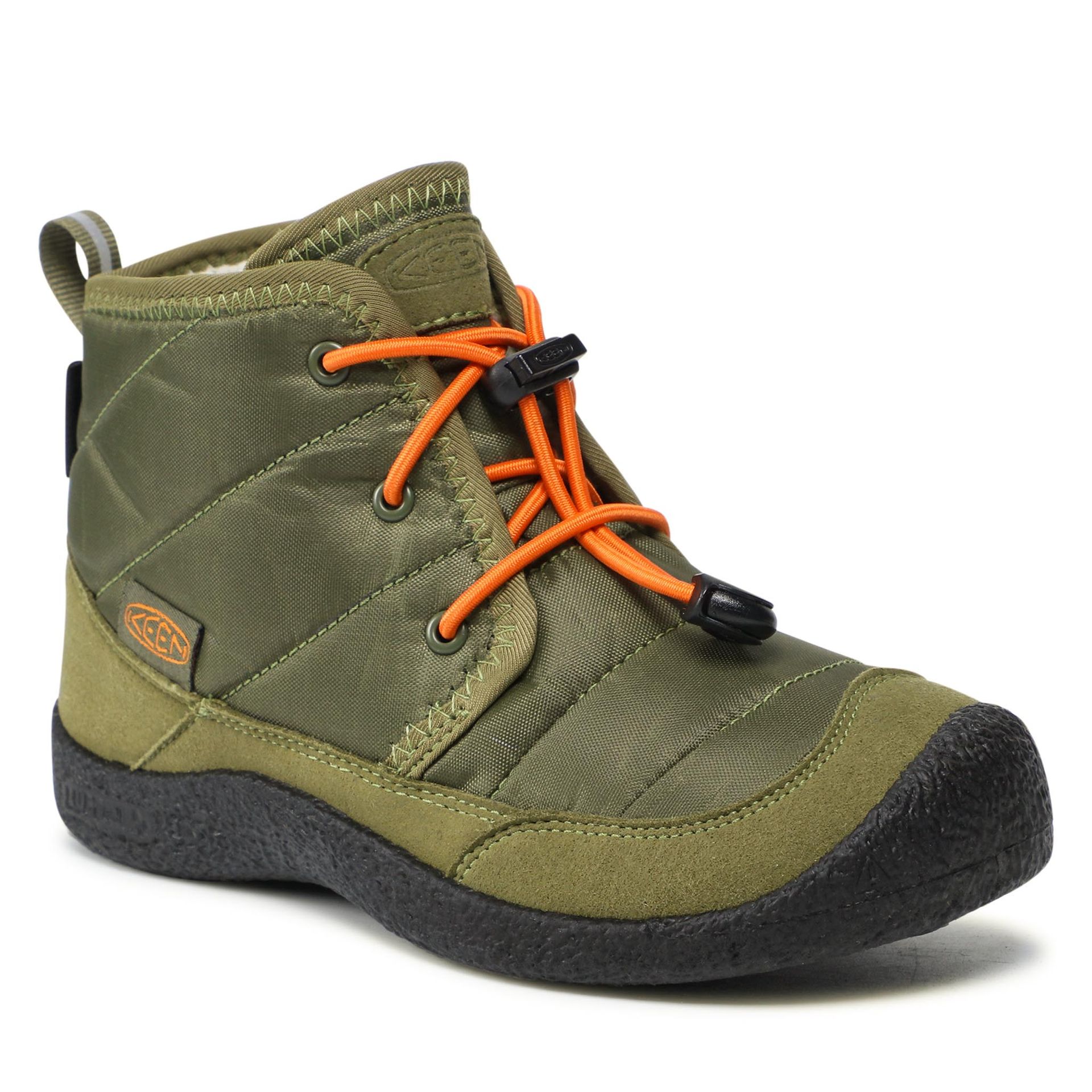 Keen Trzewiki Howser II Chukka Wp 1025516 Capulet Olive/Russet Orange