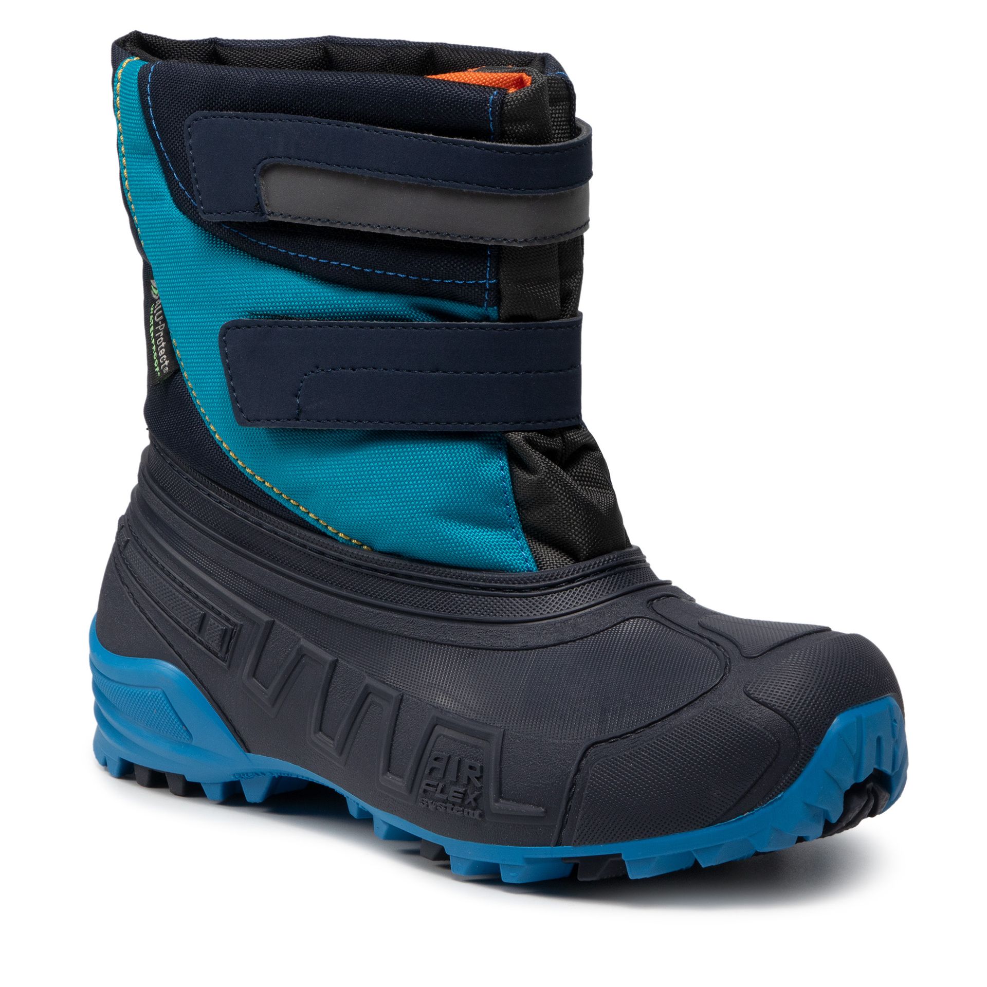 Śniegowce BOATILUS - Youth Hybrid Sport 2 Velcro HYBRID02 VAR.01ZT Cobalt