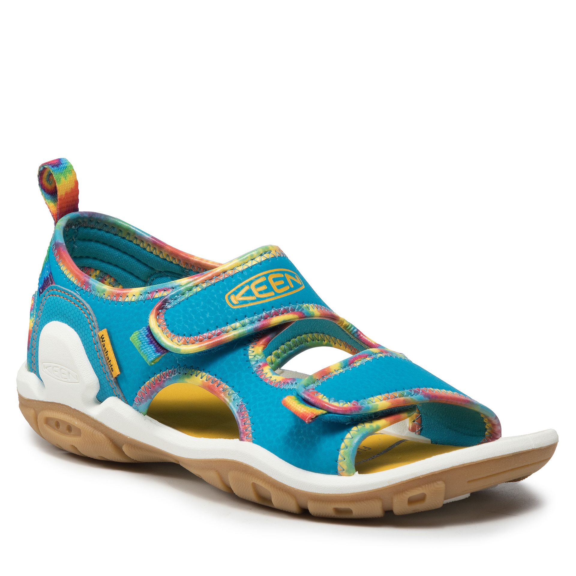 Keen Sandały Knotch Creek Ot 1025647 Tie Dye/Vivid Blue