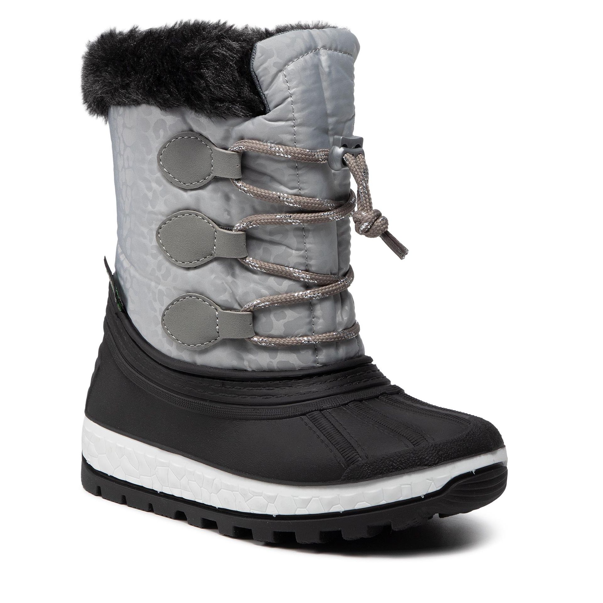 Śniegowce BOATILUS - Youth Joggy Sport Lace NJ02 VAR.15ZV  Grey