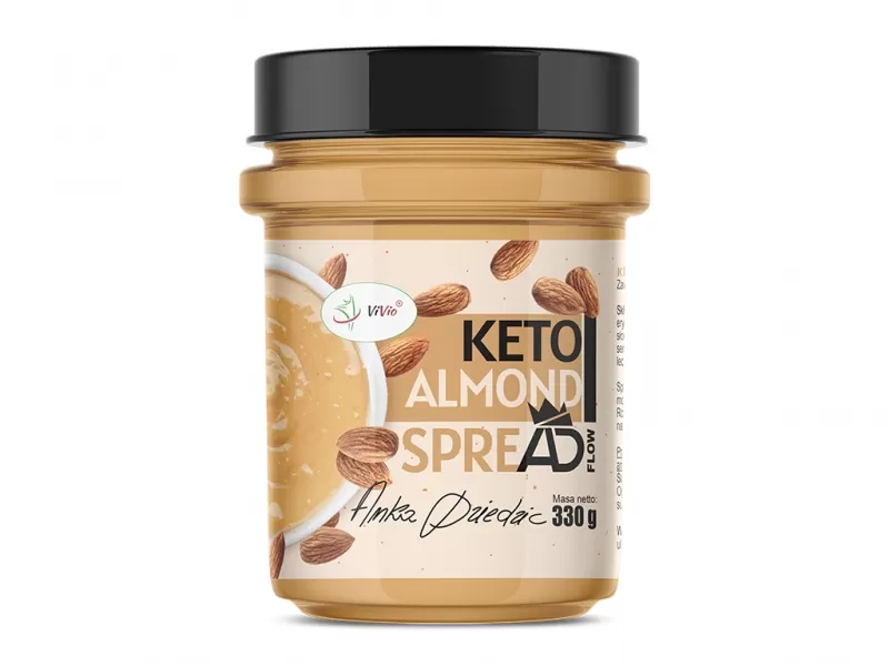 Keto krem migdałowy 330g almond spreAD A. D.