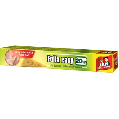 Jan Niezbędny FOLIA EASY DO ŻYWNOŚCI 20M zakupy dla domu i biura 8571021606