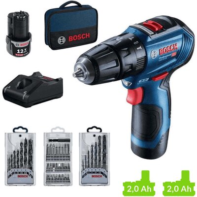 Black&Decker GSB12V-30+2x2.0 06019G9101